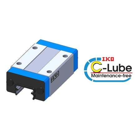 Iko Linear Way, Ball Type Slide Unit, Maintenance Free MES20C1SLPS2